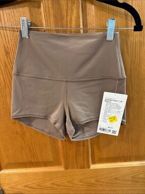 lululemon athletica High-Rise Bike Shorts in Taupe Brown